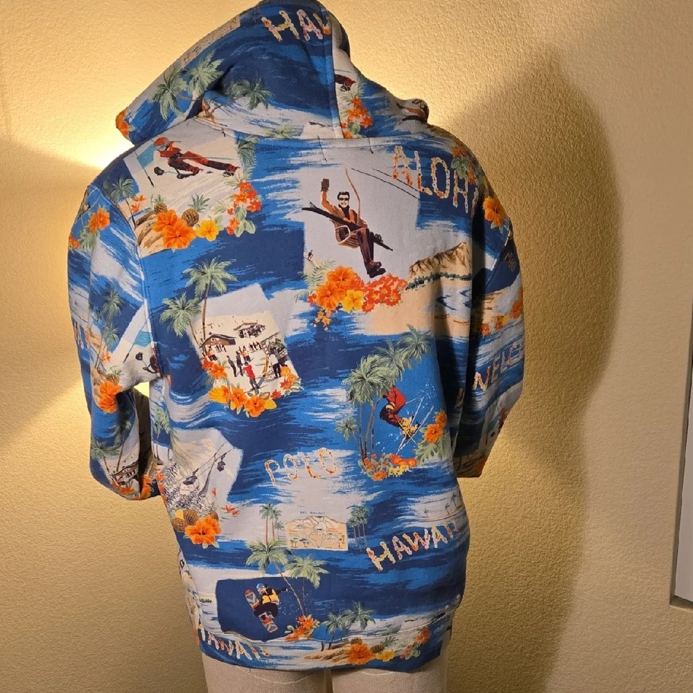 Polo Ralph Lauren Ski Hawaii Fleece Lined Hoodie Youth XL - Picture 4 of 8